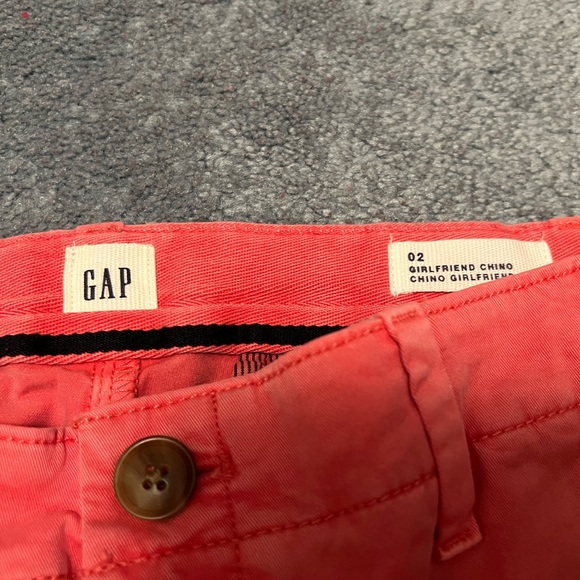 Gap Coral Girlfriend Chinos Size 2 - Picture 4 of 4